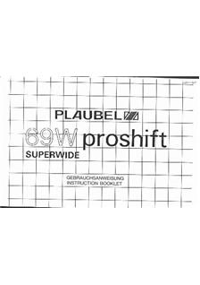 Plaubel ProShift 69 W manual. Camera Instructions.